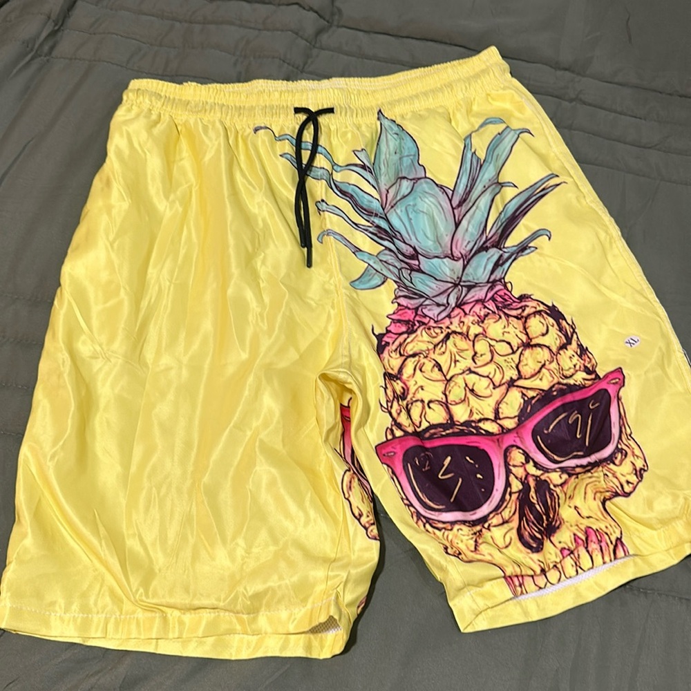 Pineapple swimming trunks